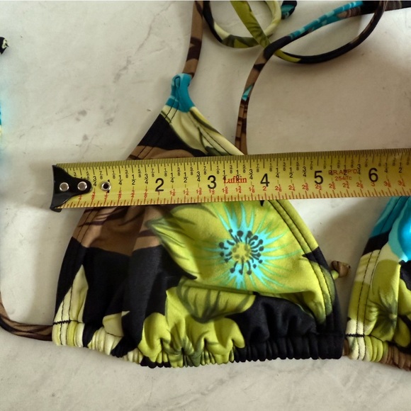 ROXY Floral Triangle Bikini Top 2 for $22 ❇️ - Picture 4 of 5